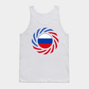 Russian American Multinational Patriot Flag Tank Top